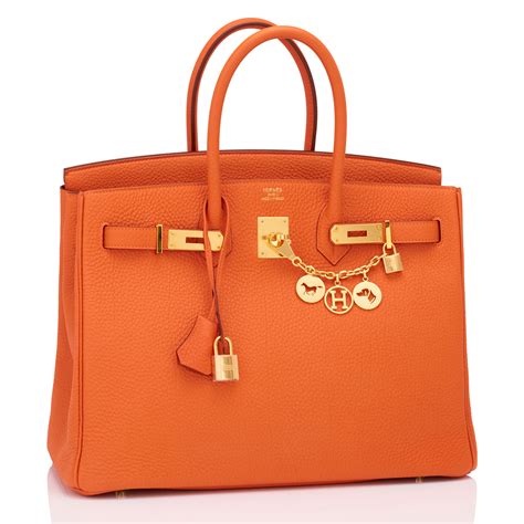 hermes birkin orange|hermes birkin 35 price.